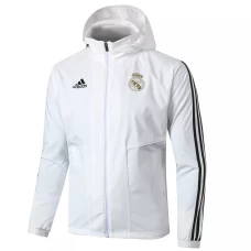 Real Madrid Mens Windbreaker White