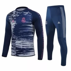 Real Madrid Training Football Tracksuit Navy 2020 2021