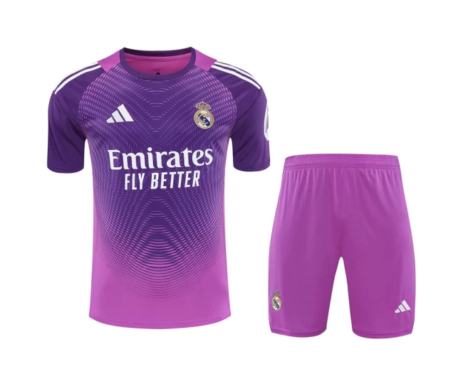 Real Madrid Mens Goalkeeper Training Football Kit 2025-26