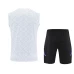 Real Madrid Adult White Sleeveless Football Kit 2025-26