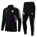 Real Madrid Black Technical Training Football Tracksuit 2022-23