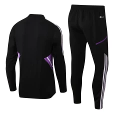 Real Madrid Black Technical Training Football Tracksuit 2022-23