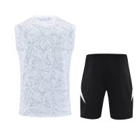Real Madrid Mens Pre Match Sleeveless Football Kit 2024-25