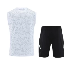 Real Madrid Mens Pre Match Sleeveless Football Kit 2024-25