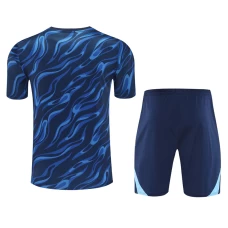 Real Madrid Mens Pre Match Blue Football Training Kit 2025-26