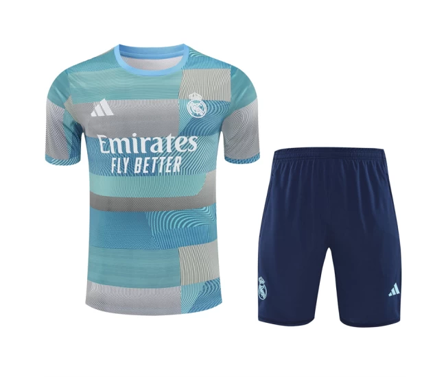 Real Madrid Mens Pre Match Football Training Kit 2025-26