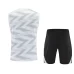 Real Madrid Mens Pre Match Sleeveless White Football Kit 2025-26
