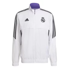 Real Madrid Mens Presentation Football Jacket White 2023-24