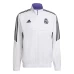 Real Madrid Mens Presentation Football Jacket White 2023-24