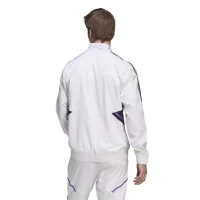 Real Madrid Mens Presentation Football Jacket White 2023-24