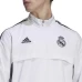 Real Madrid Mens Presentation Football Jacket White 2023-24