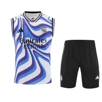 Real Madrid Mens Warm Up Sleeveless Training Football Kit 2025-26