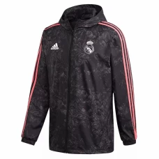 Real Madrid Mens Windbreaker Black 2021