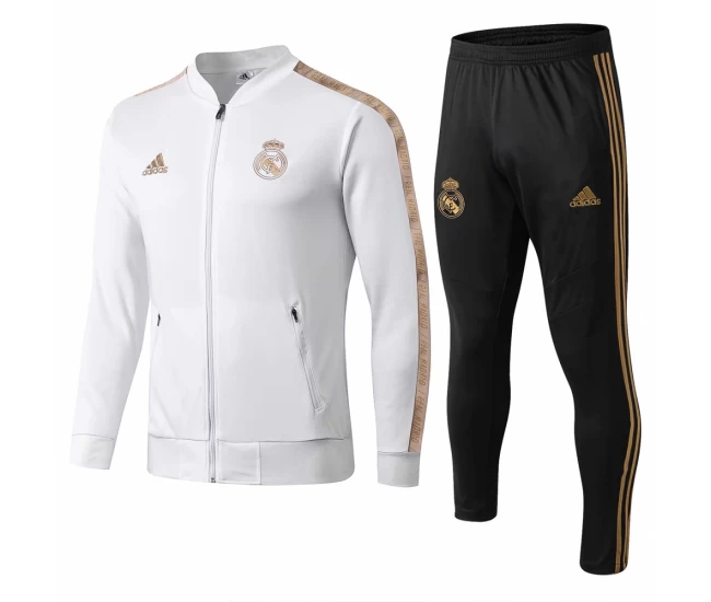 Real Madrid Presentation Football White Tracksuit 2019/20