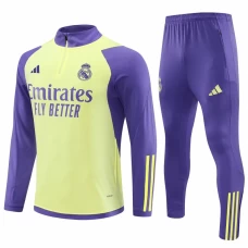 Real Madrid Purple Training Technical Football Tracksuit 2023-24