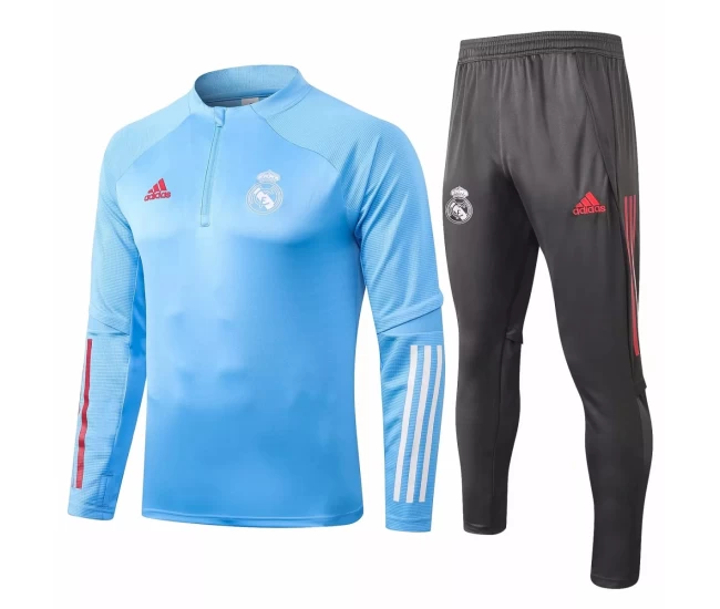 Real Madrid Training Sweat Football Blue Tracksuit 2020