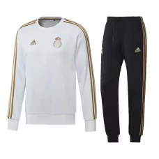 Real Madrid Training Sweat Football White Tracksuit 2019/20