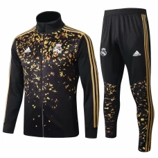 Real Madrid Training Technical Football Black Tracksuit 2019/20