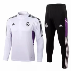 Real Madrid White Technical Training Football Tracksuit 2022-23