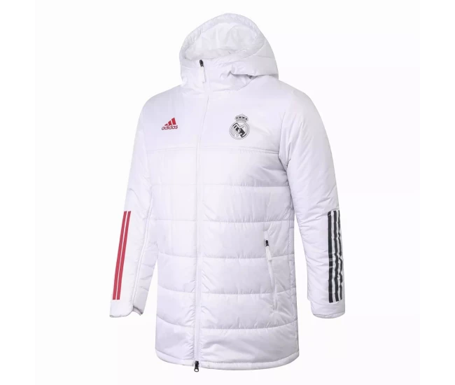 Real Madrid White Winter Jacket 2020 2021