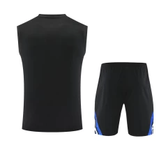 Inter Milan Adult Training Sleeveless Black Football Kit 2025-26