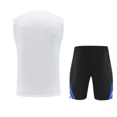 Inter Milan Adult Training Sleeveless White Football Kit 2025-26