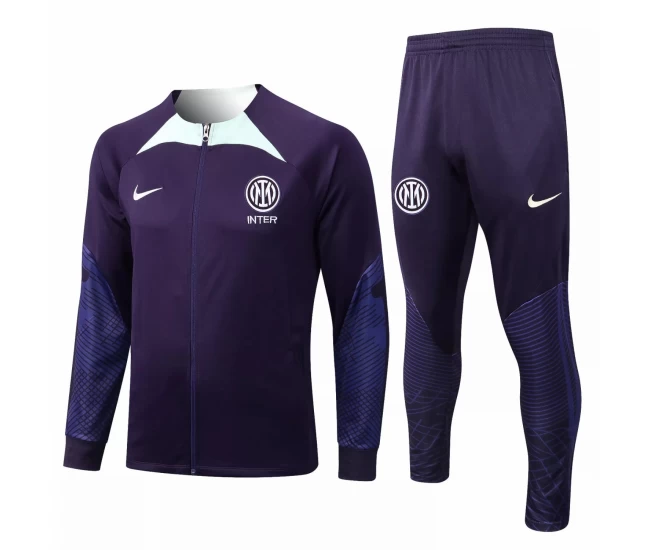 Inter Milan Purple Training Presentation Football Tracksuit 2022-23