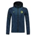 Inter Hooded Windrunner Football Jacket 2021