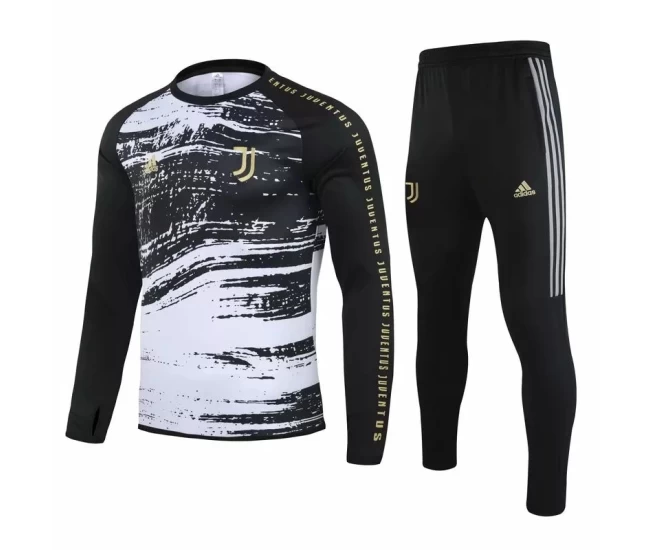 Juventus Technical Training Football Tracksuit Neck Black 2020 2021