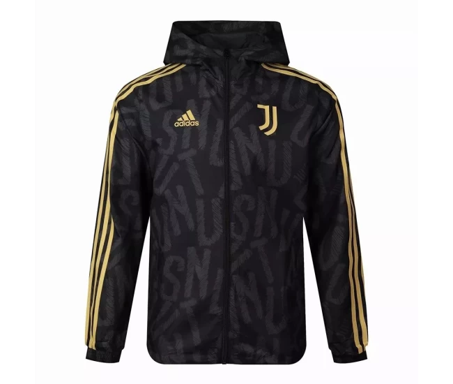 Juventus Black Training Storm Jacket 2021 2022