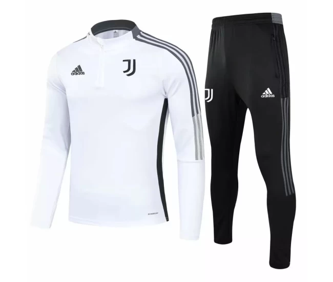 Juventus Core White Technical Training Football Tracksuit 2021-22