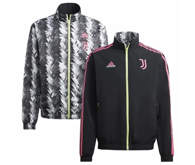 Juventus Mens Reversible Anthem Football Jacket 2023-24