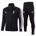 Juventus Presentation Soccer Black Tracksuit Black White 2020 2021