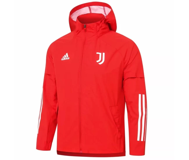 Juventus Red Training Storm Jacket 2020 2021