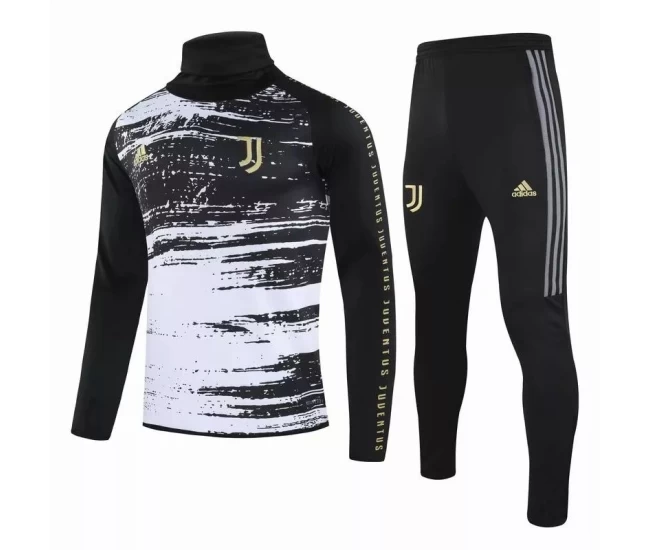 Juventus Training Technical Soccer Tracksuit Neck Black 2021