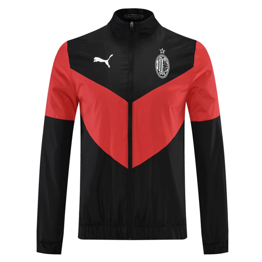 AC Milan Anthem Football Jacket 2022 | Footballtracksuit.com
