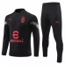 AC Milan Black Training Technical Football Tracksuit 2022-23