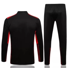 AC Milan Black Training Technical Football Tracksuit 2021-22