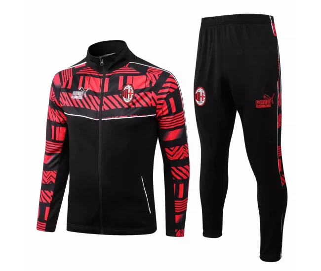 AC Milan Red Training Presentation Football Tracksuit 2022-23