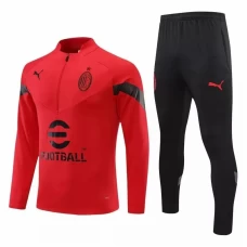 AC Milan Red Training Technical Football Tracksuit 2022-23