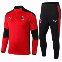 AC Milan Technical Training Soccer Tracksuit Red 2020 2021