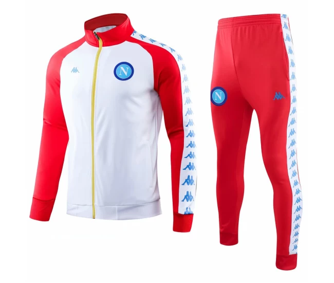 SSC Napoli Limited Edition Casual Football Tracksuit 2018 Red