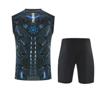 SSC Napoli Mens Ebony Training Sleeveless Football Kit 2025-26