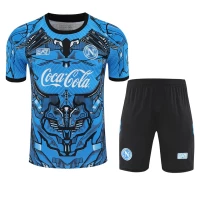 SSC Napoli Mens Sky Blue Training Football Kit 2025-26