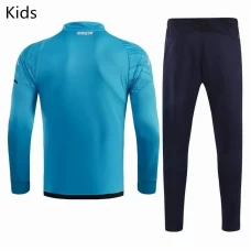 SSC Napoli Training Technical Football Tracksuit Blue Kids 2020