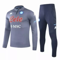 SSC Napoli Training Technical Football Tracksuit Grey 2020