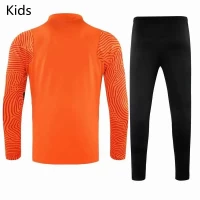 AS Roma Training technical Football tracksuit Yellow Kids 2020 2021