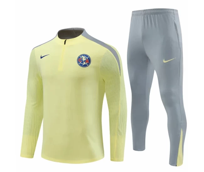 Club America Yellow Training Technical Football Tracksuit 2024-25