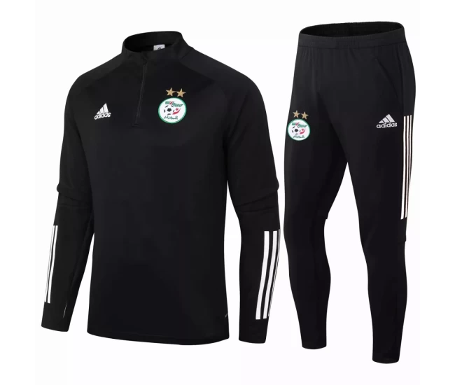 Algeria Black Training Technical Football Tracksuit 2020-21