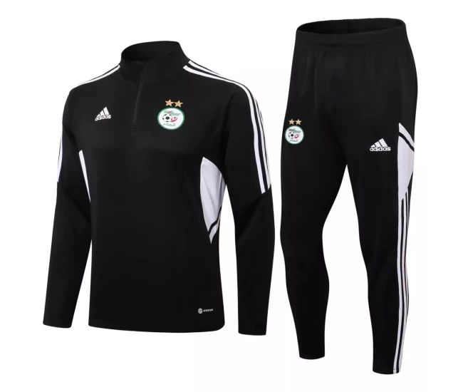 Algeria Black Training Teamgeist Football Tracksuit 2021-22